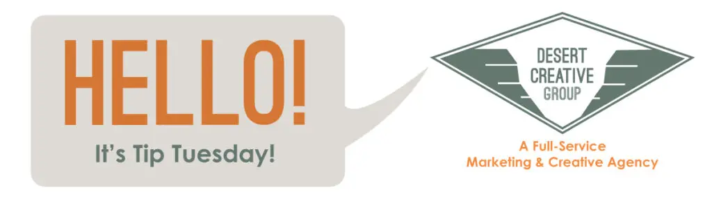 It's Tip Tuesday - Weekly tips to learn more about marketing
